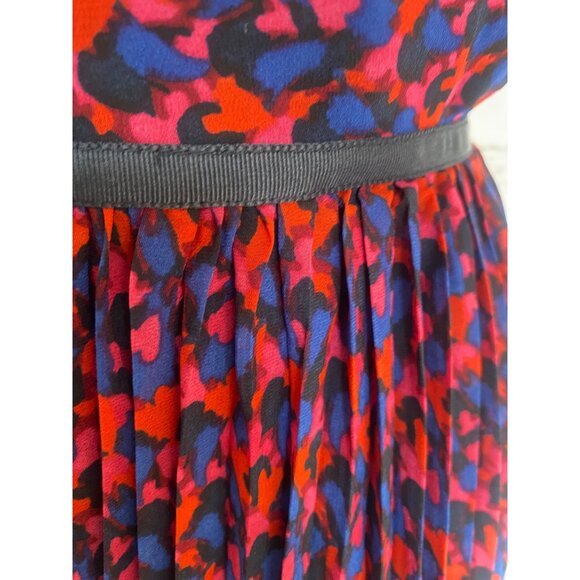 NWT Gap Fuchsia And Navy Sleeveless Party Dress 6 - Picture 4 of 6